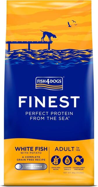 6 kg Fish4Dogs Finest White Fish Adult