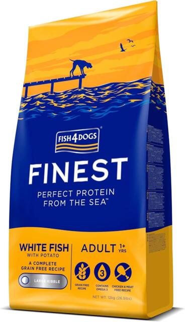 12 kg Fish4Dogs Finest White Fish Adult