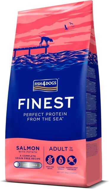 6 kg Fish4Dogs Finest Salmon Adult
