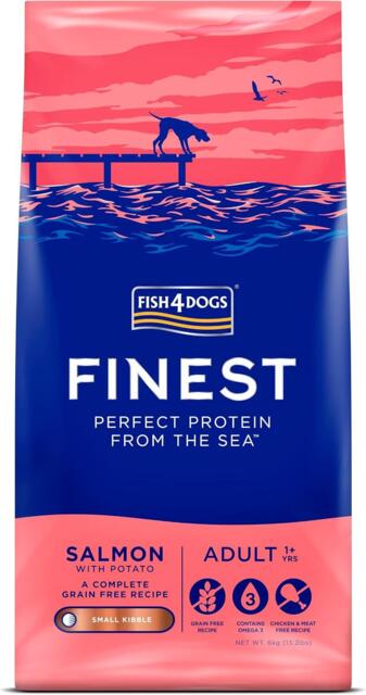 6 kg Fish4Dogs Finest Salmon Adult - Small Breed