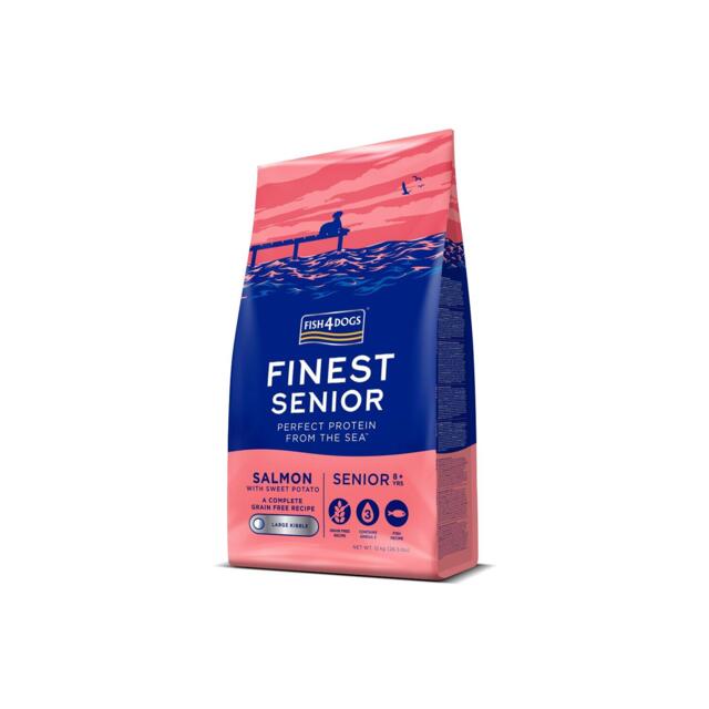 12 kg Fish4Dogs Finest Salmon Adult Senior