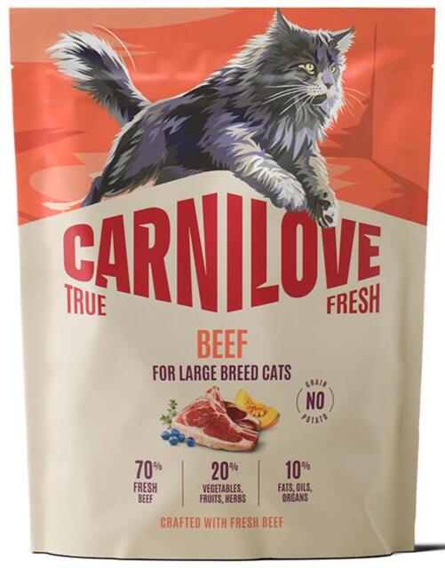 400 g Carnilove CAT True Fresh Beef for Adult Large Breeds