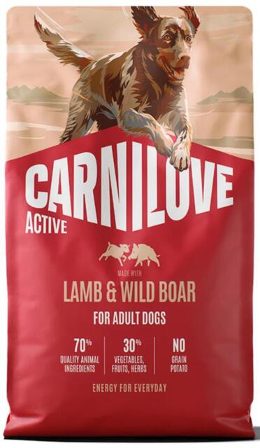 4 kg Carnilove Active Lamb & Wild Boar for Adult All Breeds