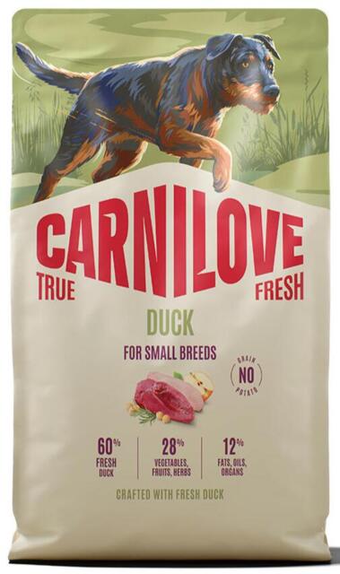 4 kg Carnilove True Fresh Duck for Adult Small Breeds