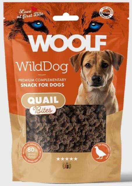 Woolf WildDog Soft Quail Bites 100g