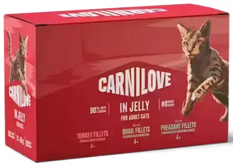 Carnilove Cat Pouch Jelly Multipack (12×85 g)