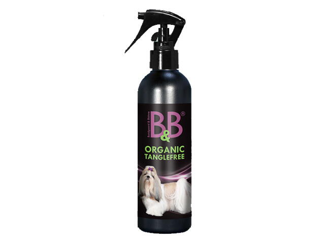 B&B økologisk Filtfri spraybalsam - til hund - kat - hest