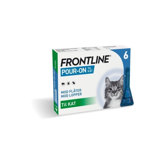 Frontline Pour-on Vet til katte - 6 stk. pipetter