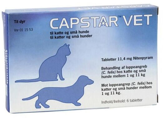 Capstar Vet tabletter til hunde og katte -
