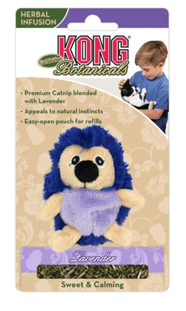 Kong Catnip Botanicals Refillable Lavende Hedgehog - til katte -  RESTSALG