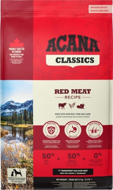 9,7 kg Acana Red Meat Recipe