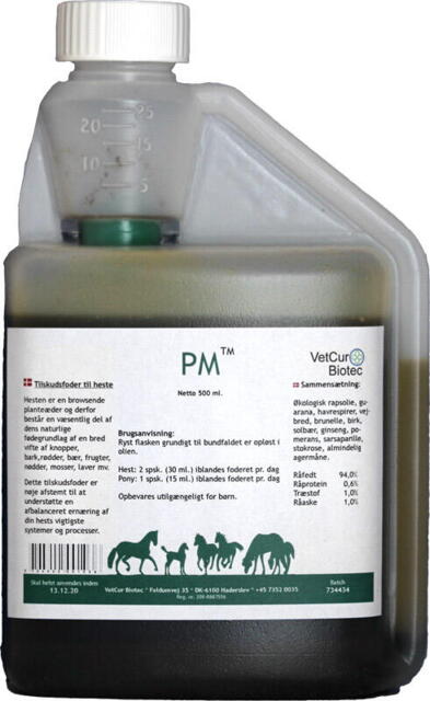 PM til hest, 500 ml