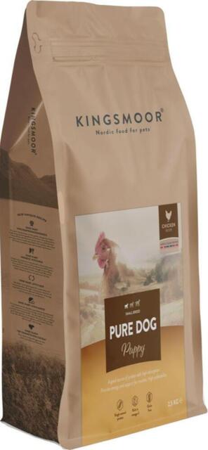 2,5 kg Kingsmoor Pure Chicken Dog Puppy Small - til små racer