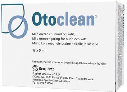 Otoclean 18 x 5 ml., ørerensemiddel