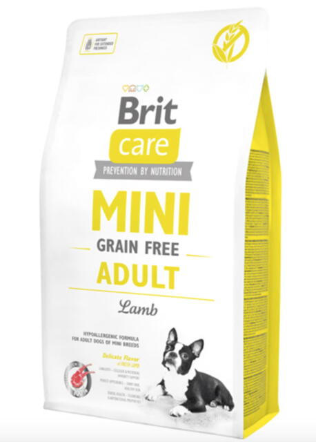 Brit Care Mini - til små racer - Grain Free Adult Lamb - hundefoder med lam, 2 kg