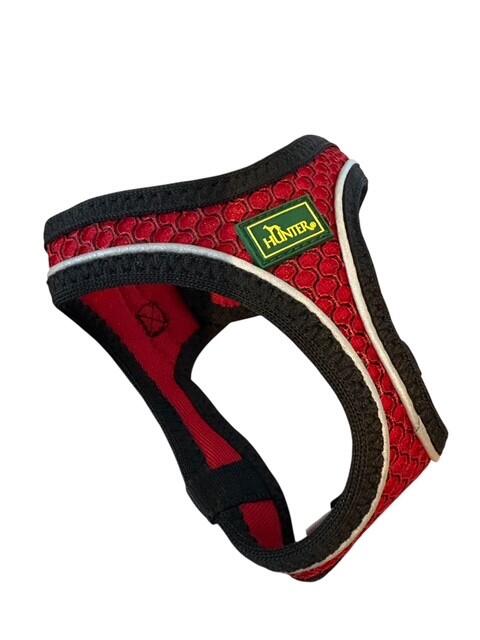 Hunter Hilo Comfort - GRÅ eller RØD Step-In sele, hvalp- og voksen sele - RESTSTØRRELSER