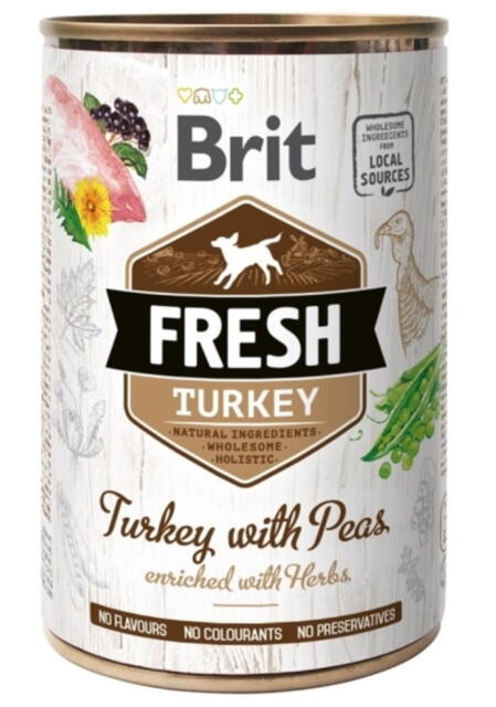 Brit Turkey with Peas - 400 g
