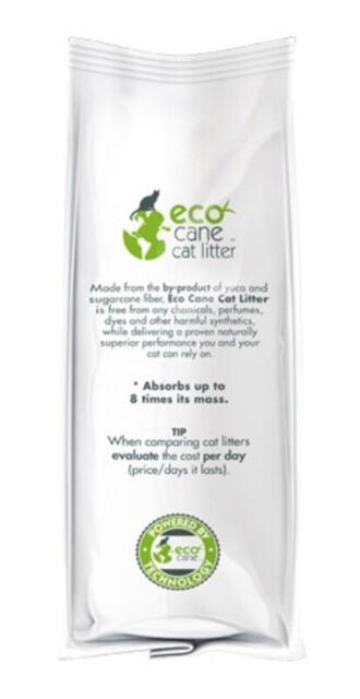 100% naturlig Eco Cane Cat Litter, 5,8 liter - 100% naturprodukt