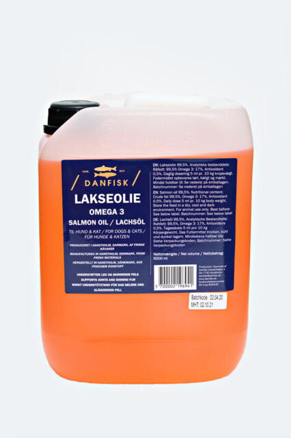 Danfisk Lakseolie - 5 L (LEVERES SOM 10X500ml)