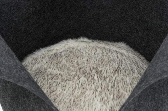 Luise seng - katteseng i filt med lækker fluffyblød pude