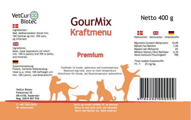 Gourmix Kraftmenu, 800 g