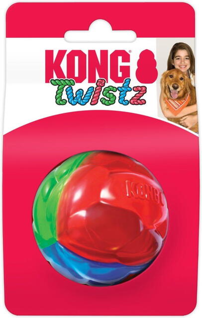 Kong Twistz Ball, str. Ø 7,5 cm