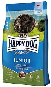 HAPPY DOG  Junior Lam & Ris - Glutenfri, 10 kg -  Fragtfri levering