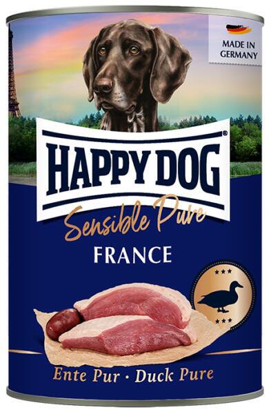 HAPPY DOG FRANCE - Vådfoder til hund -  And - 400 g