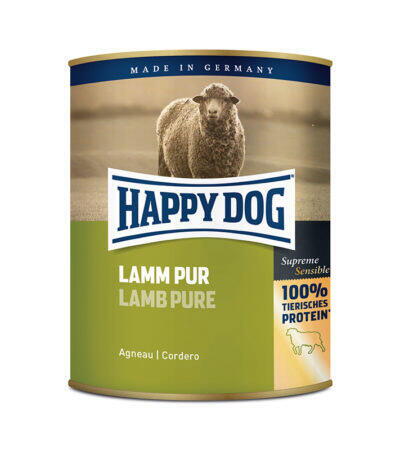 HAPPY DOG Vådfoder til hund -  singleprotein Lam  - 400 g