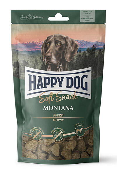 HAPPY DOG Sensible Soft Snack Montana,   100 g singleprotein - KORNFRI