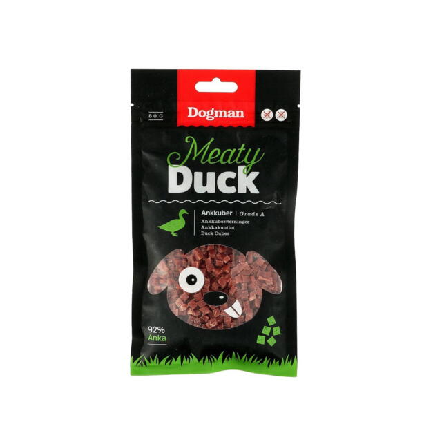 Duck Cubes - kornfrie bløde mini tern, 80 g