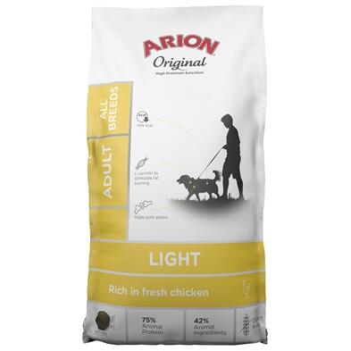 ARION ORIGINAL Adult All Breeds Light, 12 kg - NYT NAVN: LIGHT ALL BREED