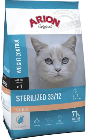 ARION ORIGINAL Cat Sterilized Salmon, 7,5 kg