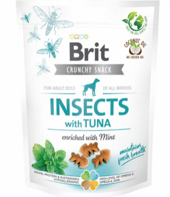 Brit Care Crunchy Cracker. Insects m. Tun, 200 g - KORNFRI
