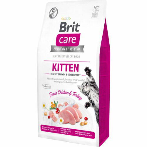 Brit Care Cat Grain-Free Kitten Healthy Growth and Development, 7 kg