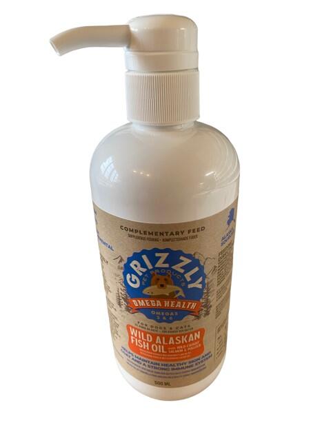 Grizzly Omega Health Lakseolie - Fiskeolie - 500 ml