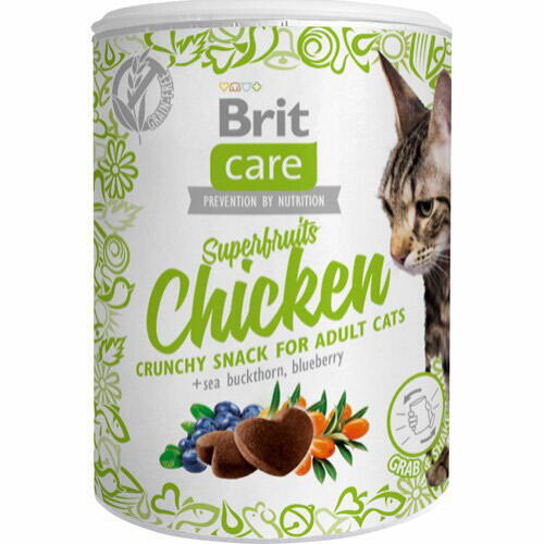 Brit CAT Care Snack Superfruits Kylling, 100 g