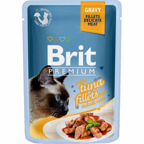 Premium Delicate Fillets Gravy med tun - CAT, 85 g