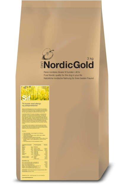Nordic Gold Sif - fokus på følsom fordøjelse - ikke tilsat korn 10 kg