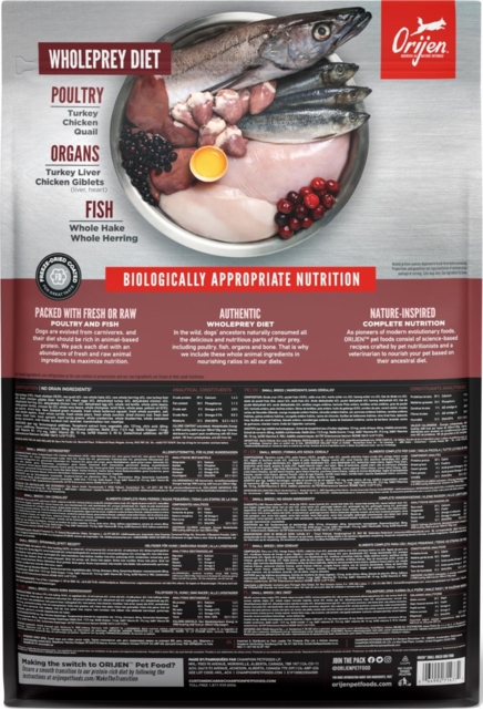 1,8 kg Orijen Small Breed