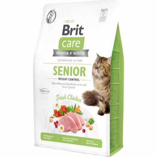Brit Care Cat GF Senior Weight Control, 2 kg