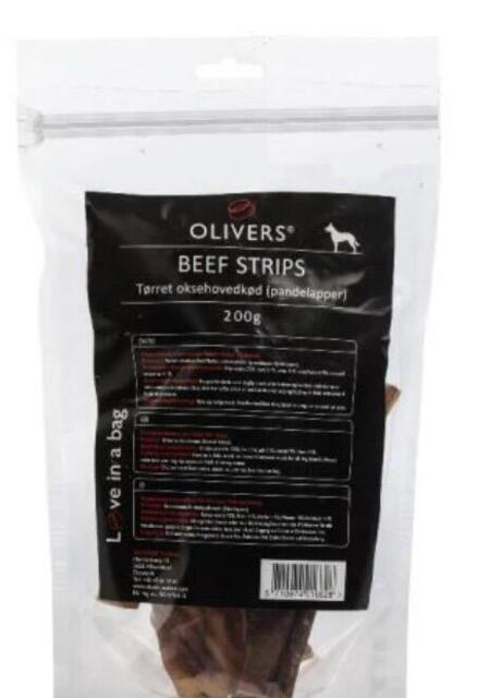 OLIVERS beef strips - pandelapper, 200 g