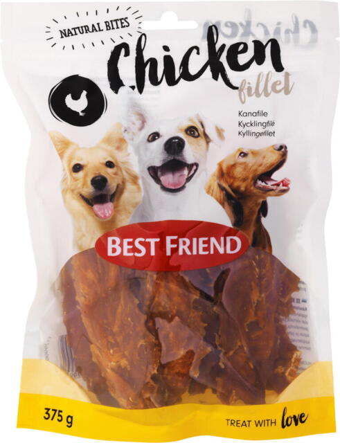 BEST FRIEND Natural Bites Chicken Filet, 375 g