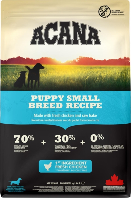 2 kg Acana Puppy Small Breed Recipe