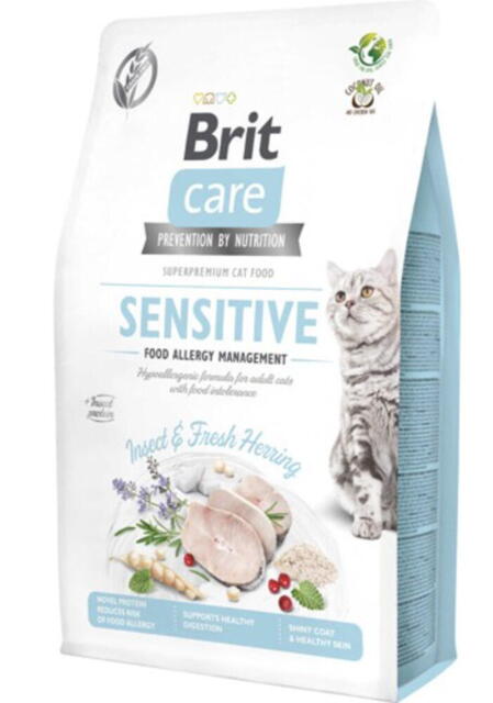 Brit Care Grain-Free Sensitive - Insekt og Herring  fersk sild, 2 kg