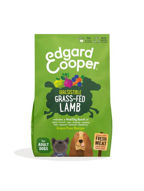 Edgard Cooper Fresh Grass-Fed Adult Lam, 7 kg - INCL. GODBIDDER OG LEVERING