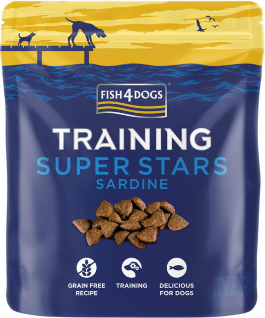 Fish4Dogs Training: Super Stars Sardine, 150 g