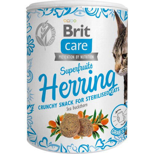 Care cat Snack Superfruits Herring, 100 g