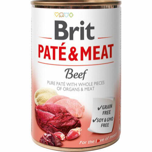 Brit Paté og Meat Beef,  400 g