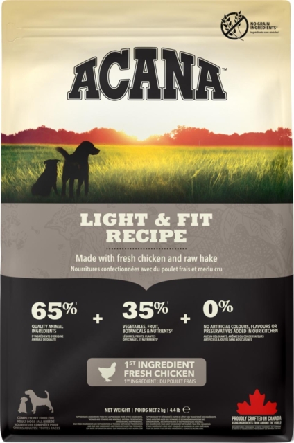 2 kg Acana Light & Fit Recipe